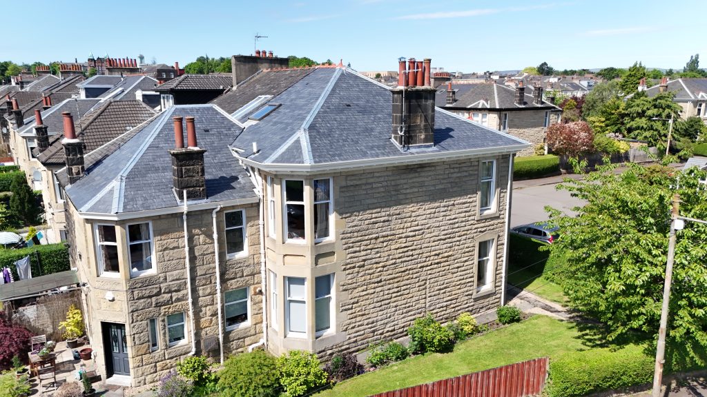 new roof in jordanhill, glasgow